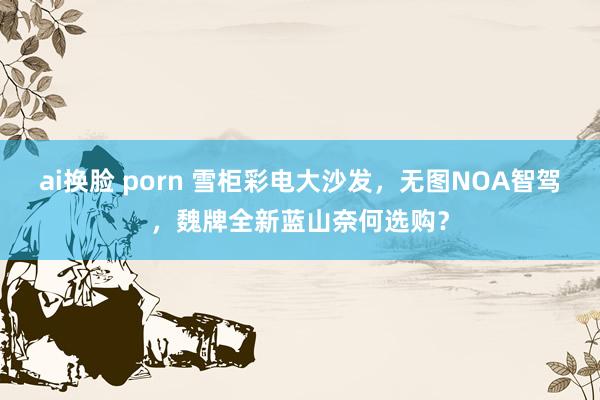 ai换脸 porn 雪柜彩电大沙发，无图NOA智驾，魏牌全新蓝山奈何选购？