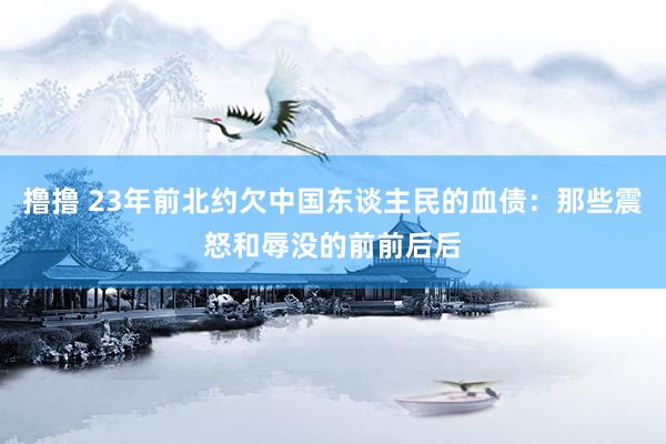 撸撸 23年前北约欠中国东谈主民的血债：那些震怒和辱没的前前后后