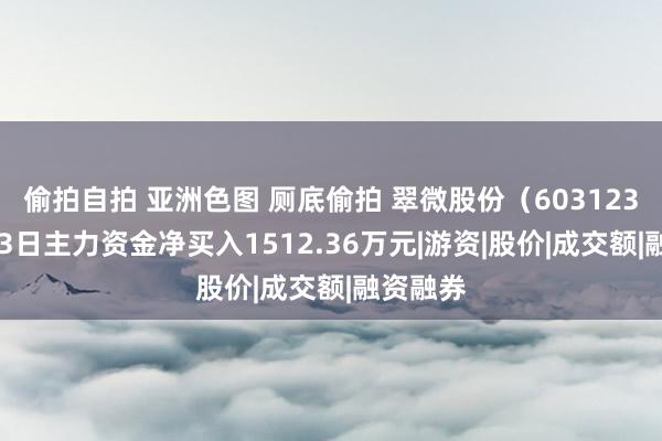 偷拍自拍 亚洲色图 厕底偷拍 翠微股份（603123）9月13日主力资金净买入1512.36万元|游资|股价|成交额|融资融券