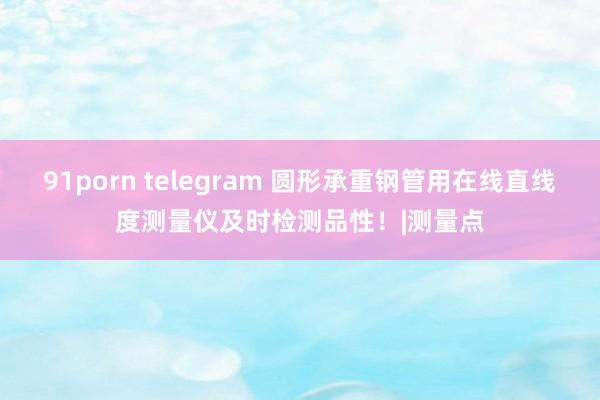 91porn telegram 圆形承重钢管用在线直线度测量仪及时检测品性！|测量点